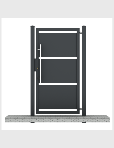 Furtka Orion 1 rozeta 100cm z pochwytem