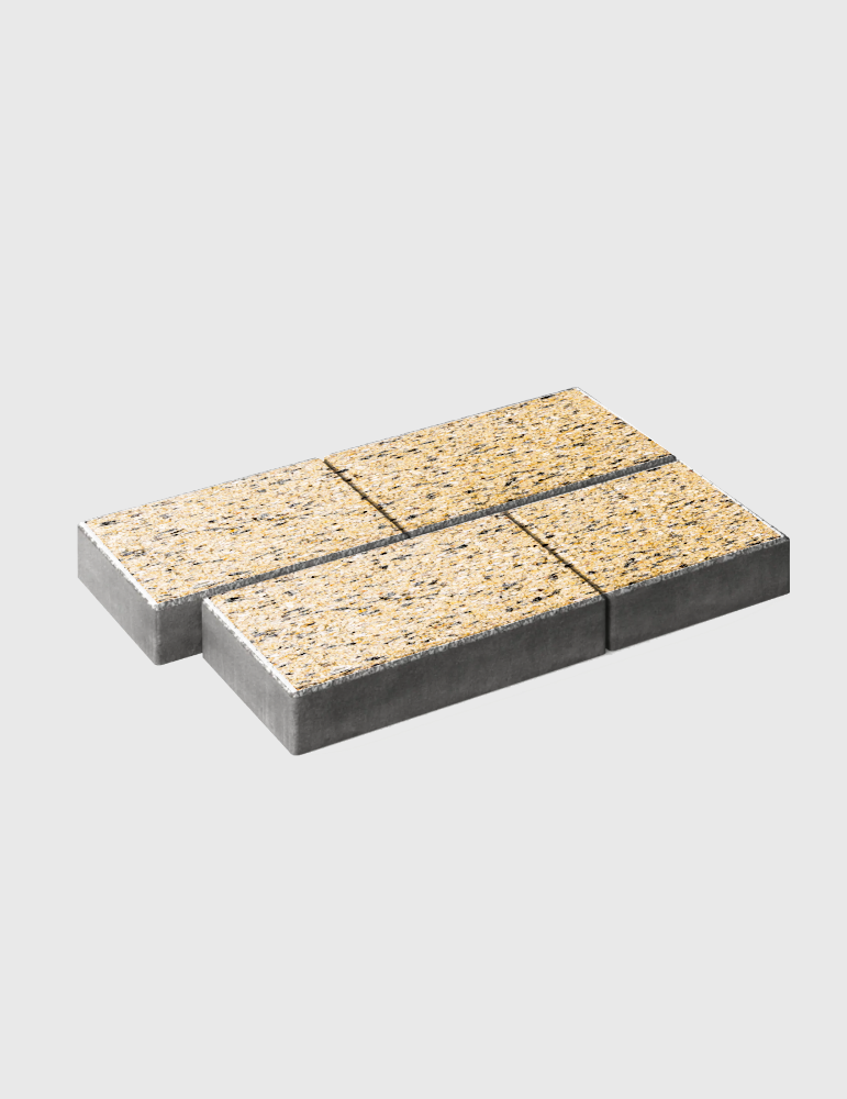 Kostka Urbanica Granit Żółty Płukany, paleta 10,4m2 Betard