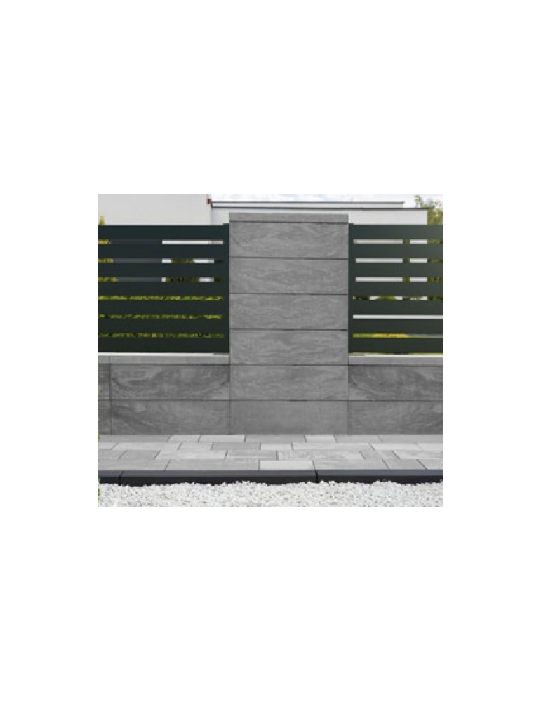Bloczek betonowy Rezydencja Bruk-Bet Biały 50x19x19 cm