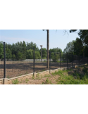 Ogrodzenie panelowe 3D, komplet 25mb, 123x250cm, słup 230cm