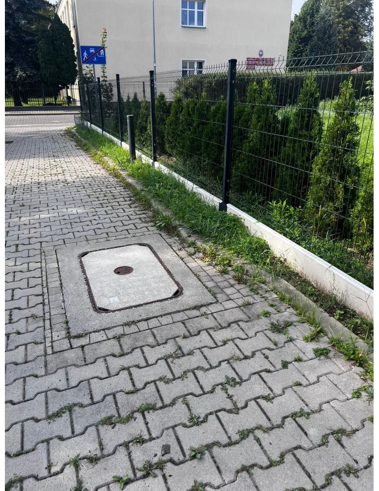 Ogrodzenie panelowe 3D, komplet 25mb, 153x250cm, słup 230cm