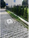 Ogrodzenie panelowe 3D, komplet 25mb, 153x250cm, słup 230cm