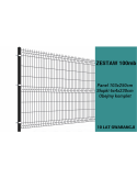 Ogrodzenie panelowe 3D, komplet 100mb, 103x250cm, słup 230cm