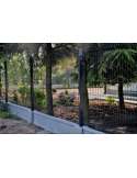 Ogrodzenie panelowe 3D, komplet 100mb, 103x250cm, słup 230cm