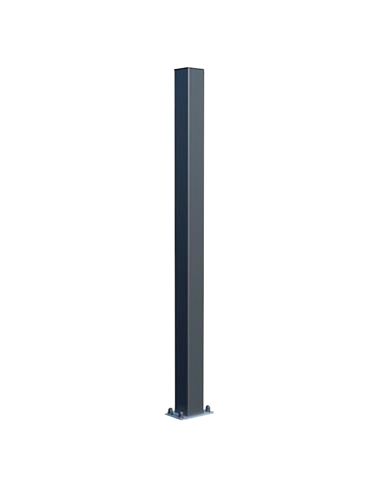 Słupek prowadzący 120x120x1700 mm Velago – do przykręcenia – RAL 7016 Antracyt