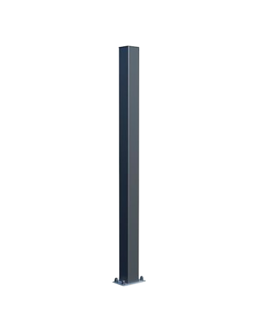 Słupek prowadzący 120x120x2000 mm Velago – do przykręcenia – RAL 7016 Antracyt