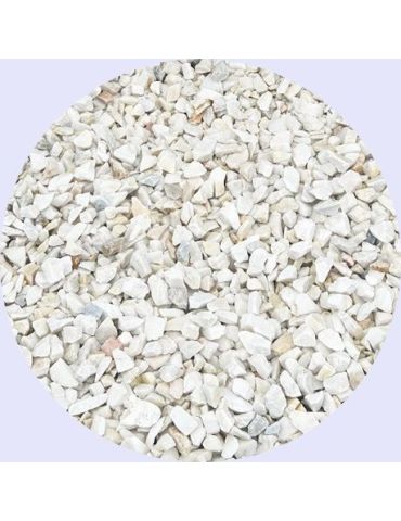 Kamień dekoracyjny grys biała marianna 8–16 mm worek 15 kg