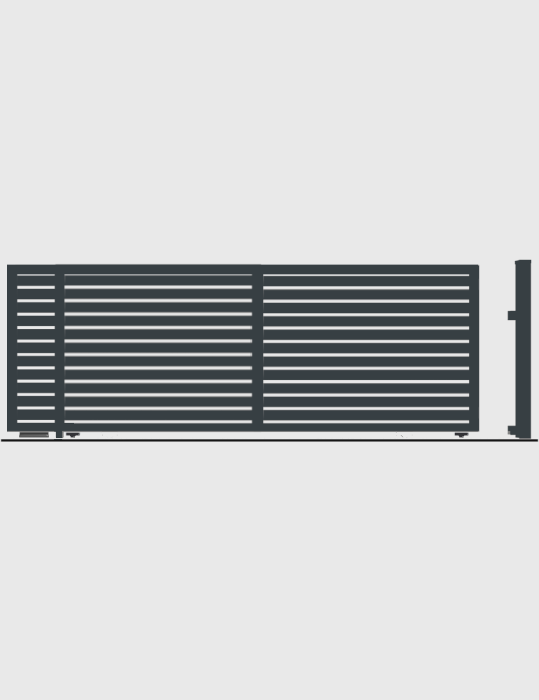 Brama przesuwna bez przeciwwagi GMH 10020G pod automat