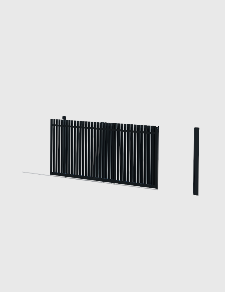 Brama teleskopowa 2-segmentowa GLW 8030 pod automat