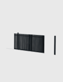 Brama teleskopowa 2-segmentowa GLW 8030 pod automat