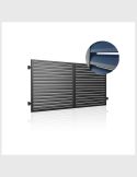 Brama dwuskrzydłowa Expo 2 żaluzja ręczna