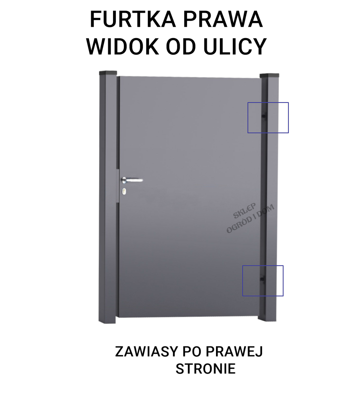 kierunek otwierania furtki intimo
